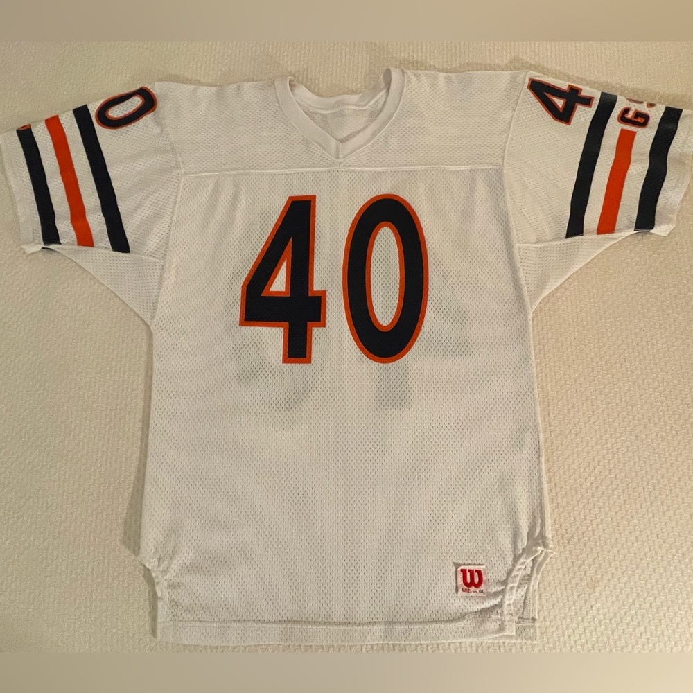Signed Gale Sayers Authentic Throwback Bears Jers… - image 1